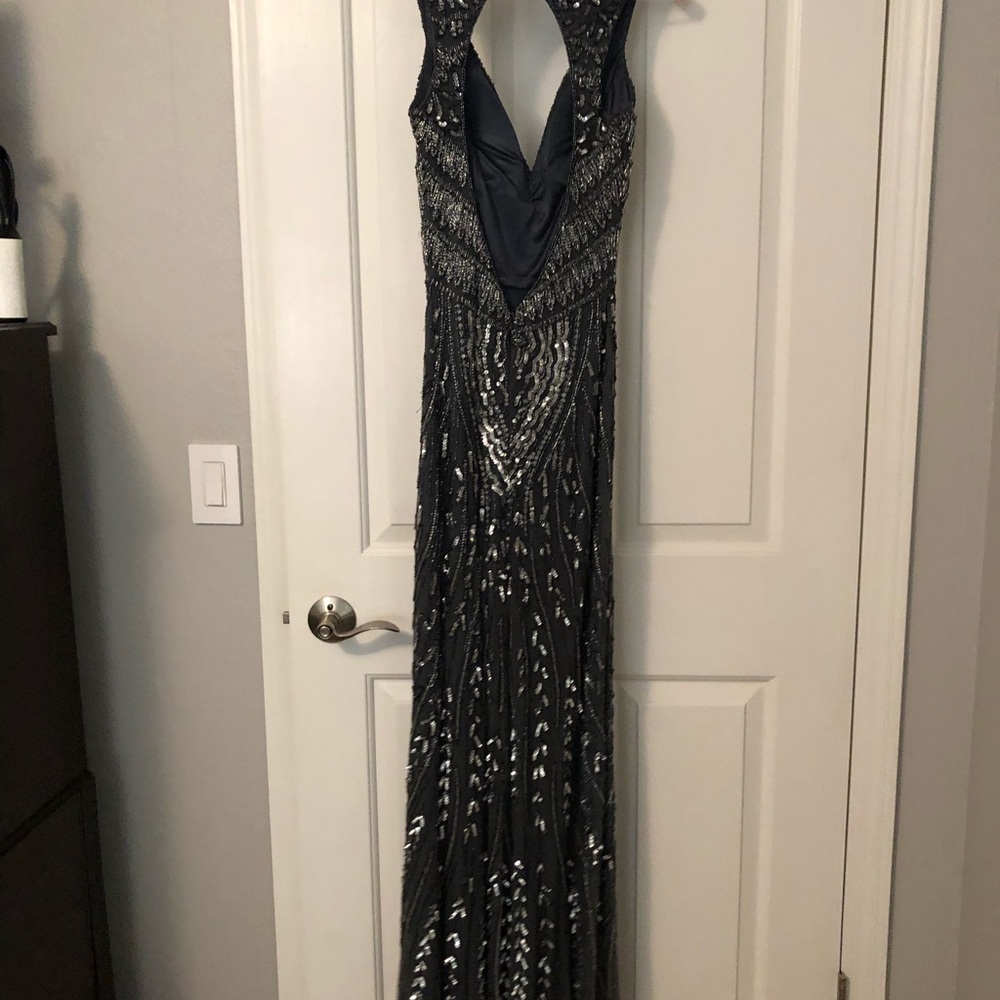 Primavera gray beaded dress - Picture 5 of 8